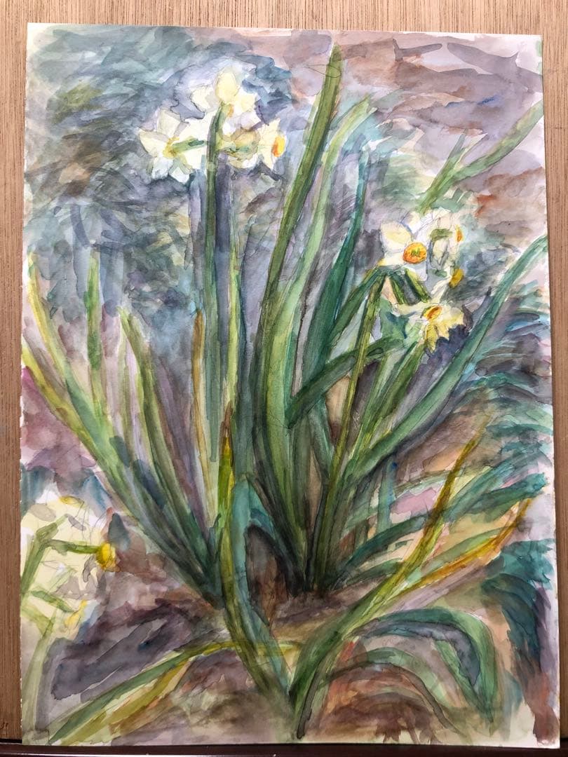 水仙　絵