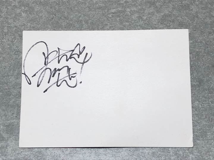 マキシマムザホルモン 上ちゃん 直筆サイン