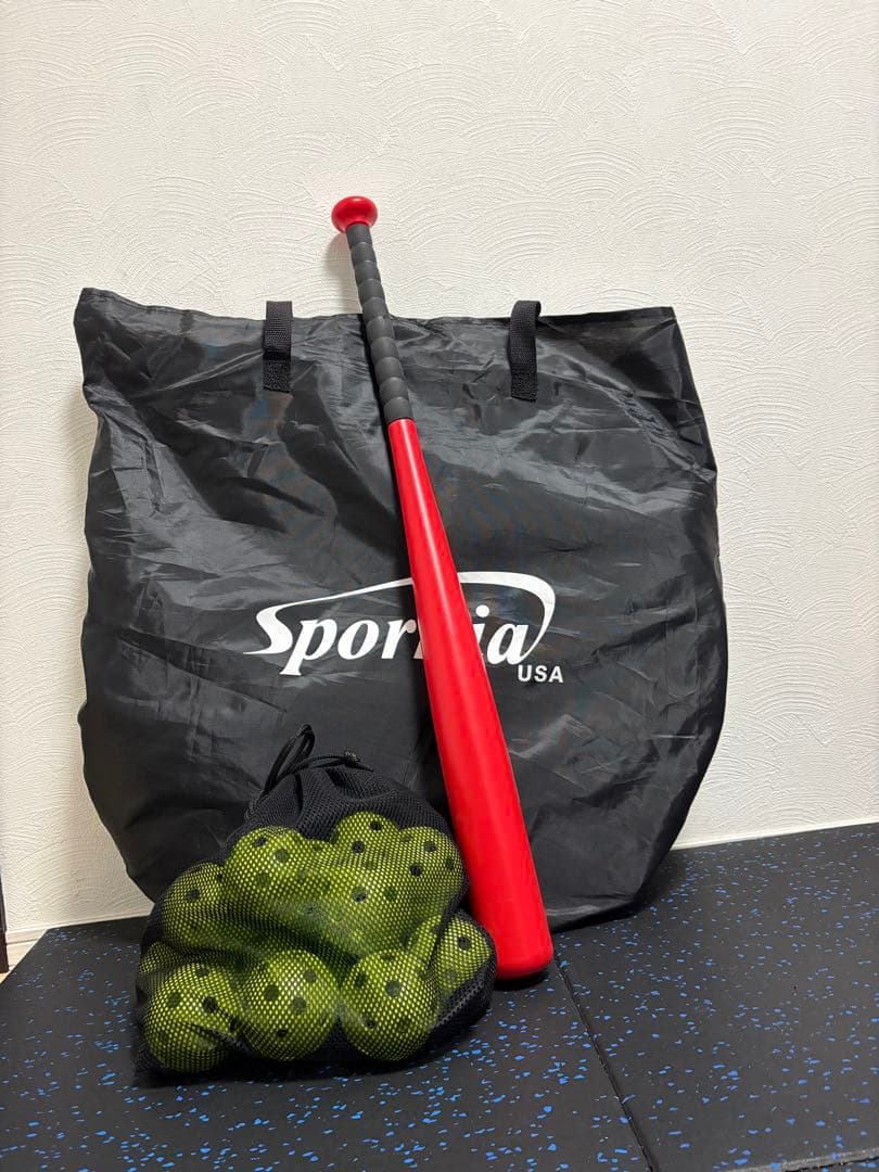 spornia 折り畳み　野球練習ネット　バッティングネット　バット　ボール