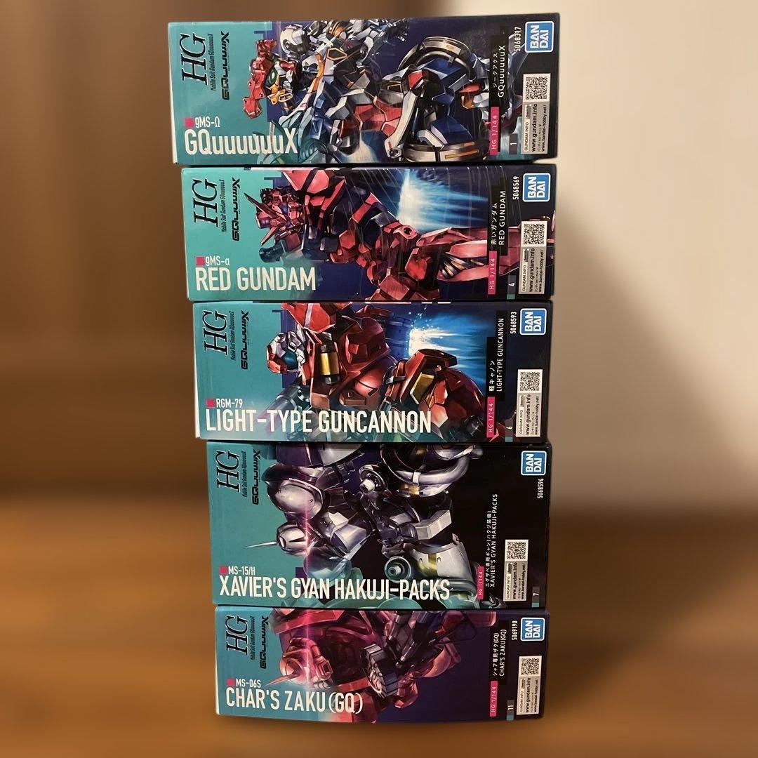 HG ガンダムGQ 5体セット