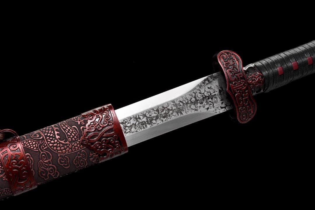 『赤龍鱗』 模造刀 居合刀 武士道 武具 漢剣 唐刀 龍泉剣 手鍛造打