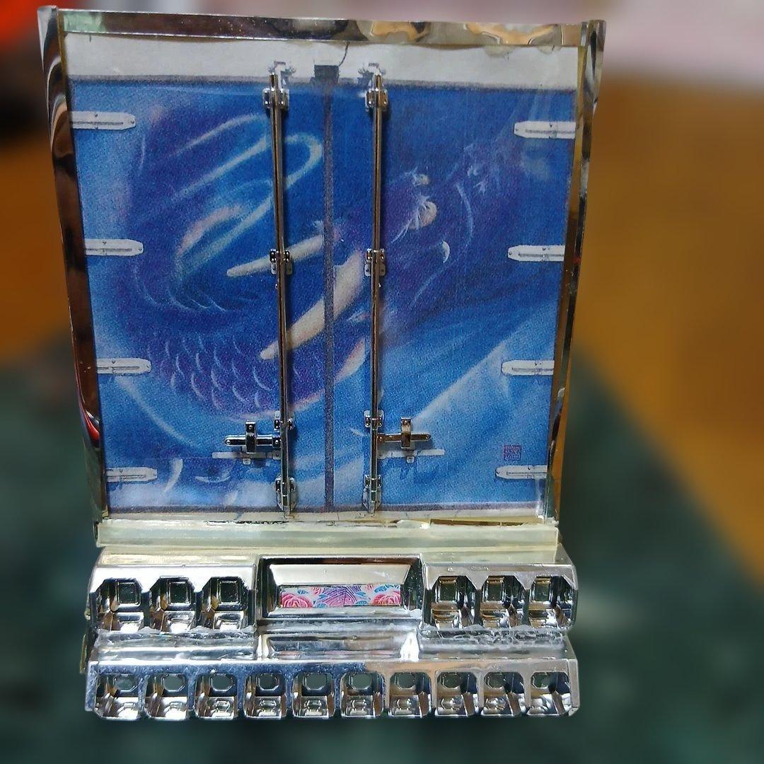 トラック野郎 デコトラ プラモデル完成品(ジャンク品)(ケース付き)全長50cm