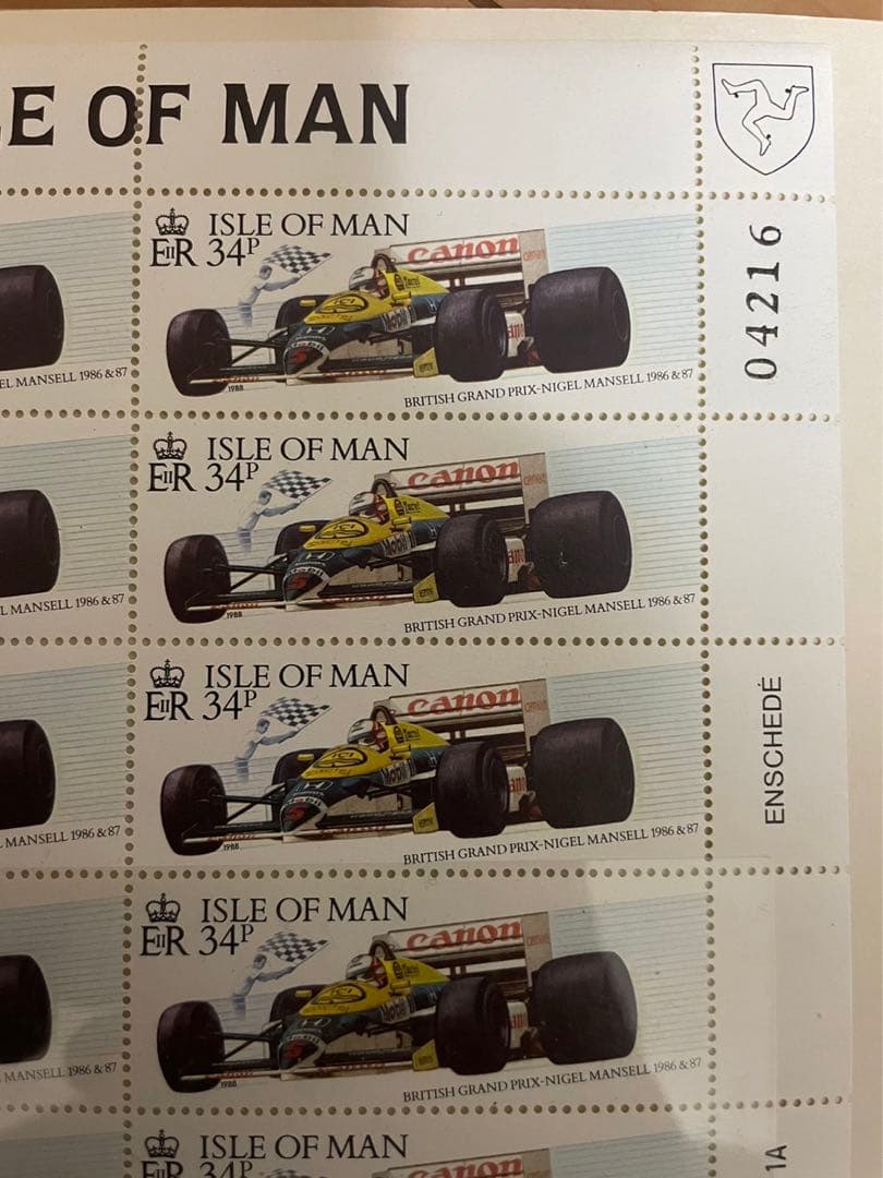 F1切手ステッカーセット