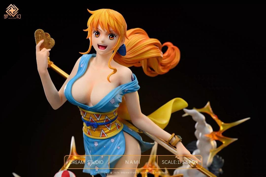 ONE PIECE ナミ（NAMI） 樹脂 1/5 彫刻 フィギュア