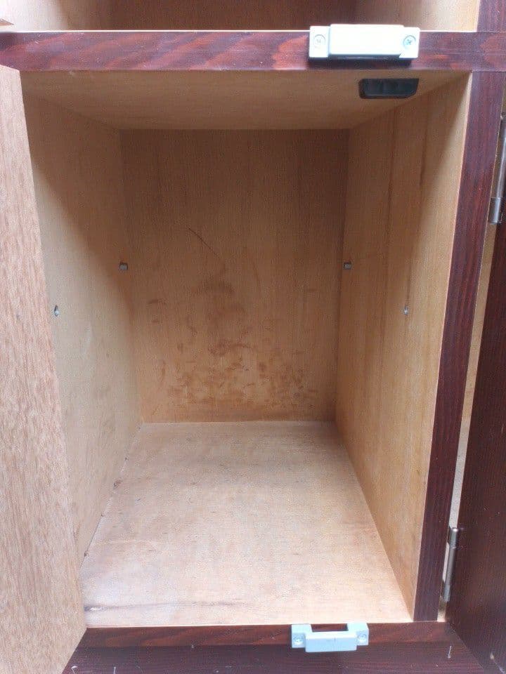 木製シューズロッカー 25個収納 木札下駄箱