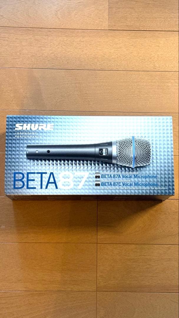 【新品未使用】SHURE BETA 87C ボーカルマイク