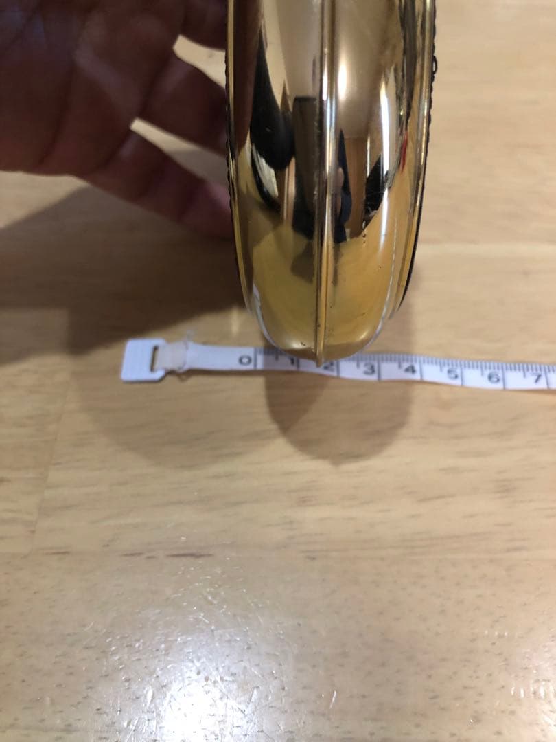 容器のみアイグナー　ヴィンテージ携帯用洋酒ボトル　直径　10㎝　部分的に本革貼り