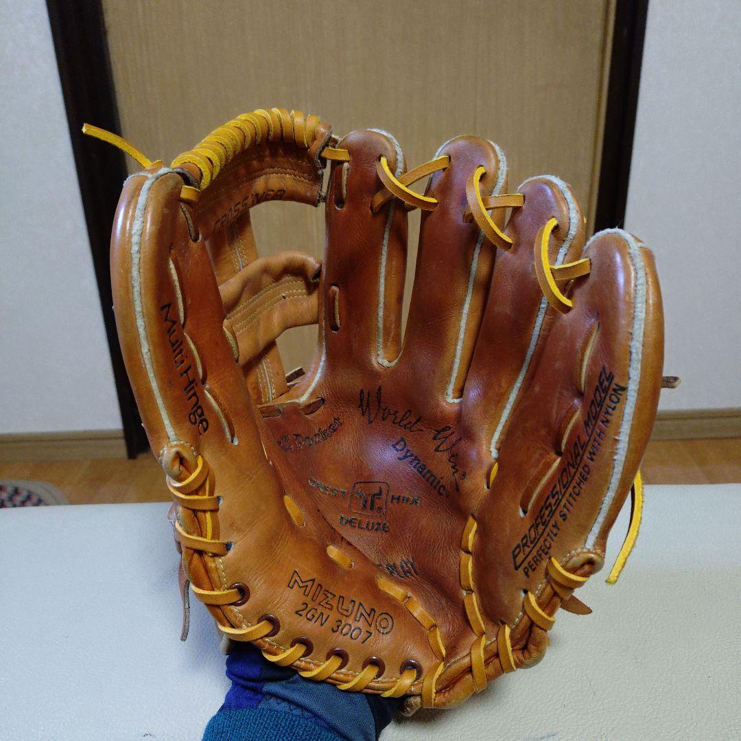 ミズノ　ワールドウィン青カップ　原辰徳モデル　一般軟式用グローブ