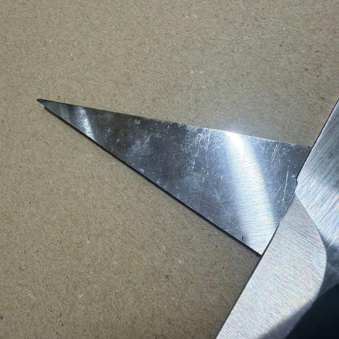 廃盤 ALLEX RAKUSHISYA 落柿舎 三角形 ハサミ 鋏 デザイン 箱