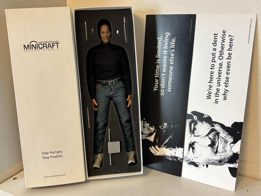 MINICRAFT/フィギュア/スティーブ・ジョブズ/ハンドメイド/ドール/箱付