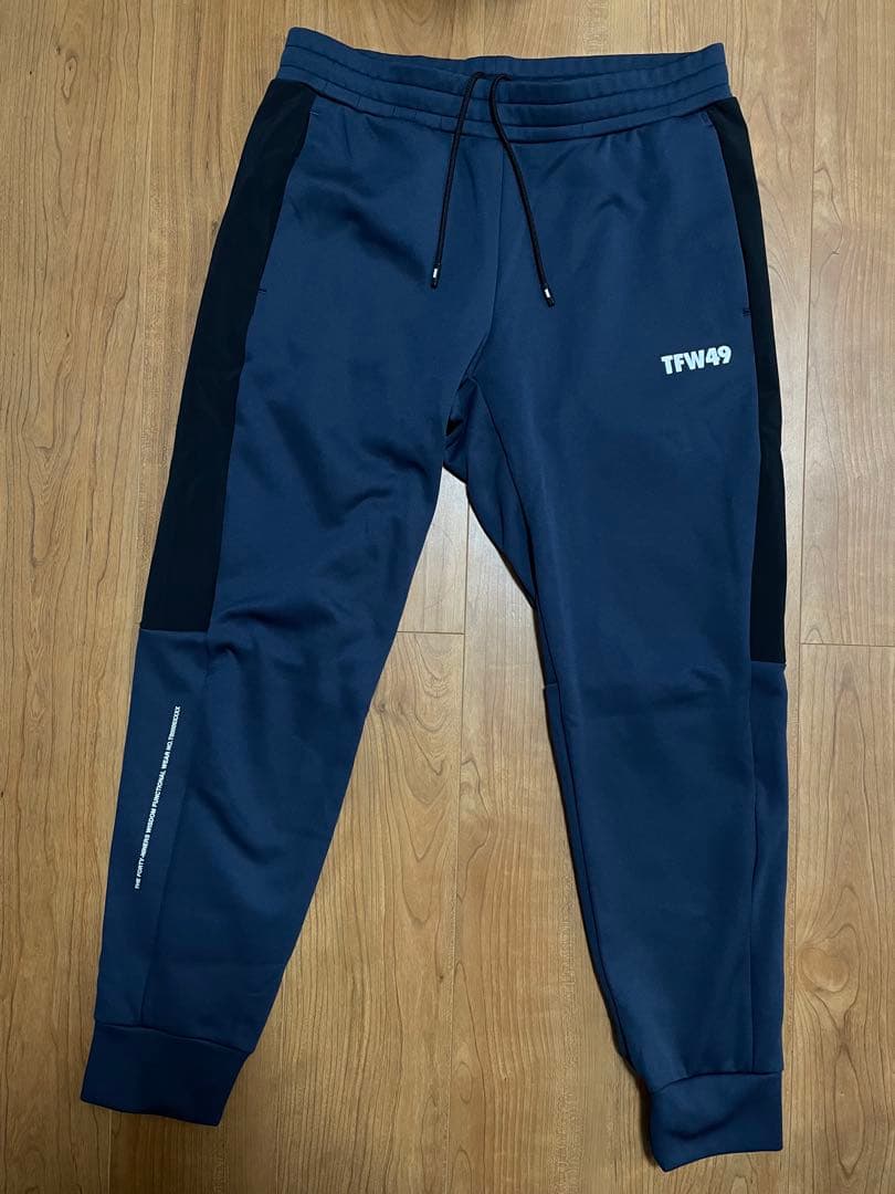 TFW49 スウェットパンツ　ネイビー　XL ジャージ　フリース　ゴルフ