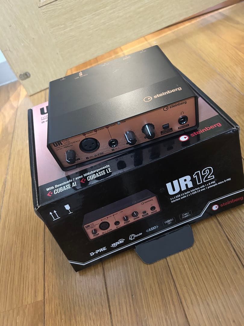 ほぼ未使用　Steinberg UR12 オーディオインターフェイス