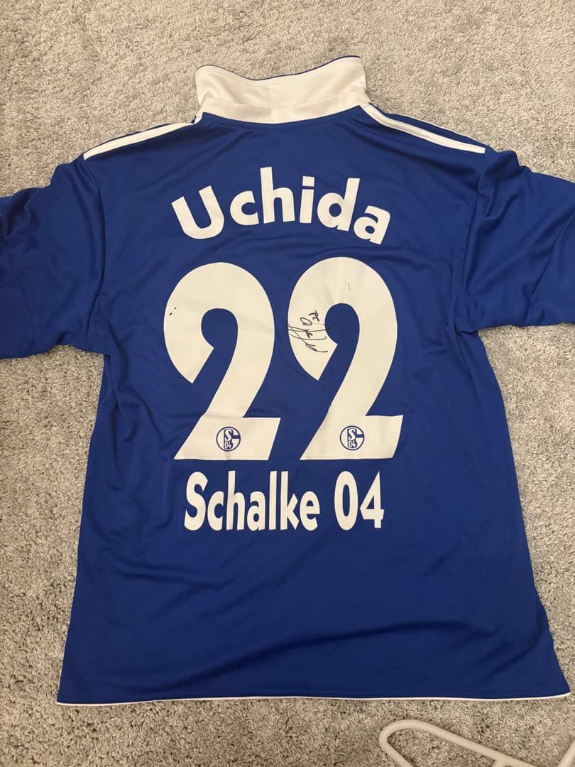 超貴重！Uchida 22 Schalke 04 サイン入りシャツ