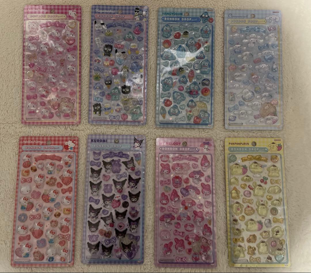 サンリオ ボンボンドロップシール 第2弾 コンプリートセット