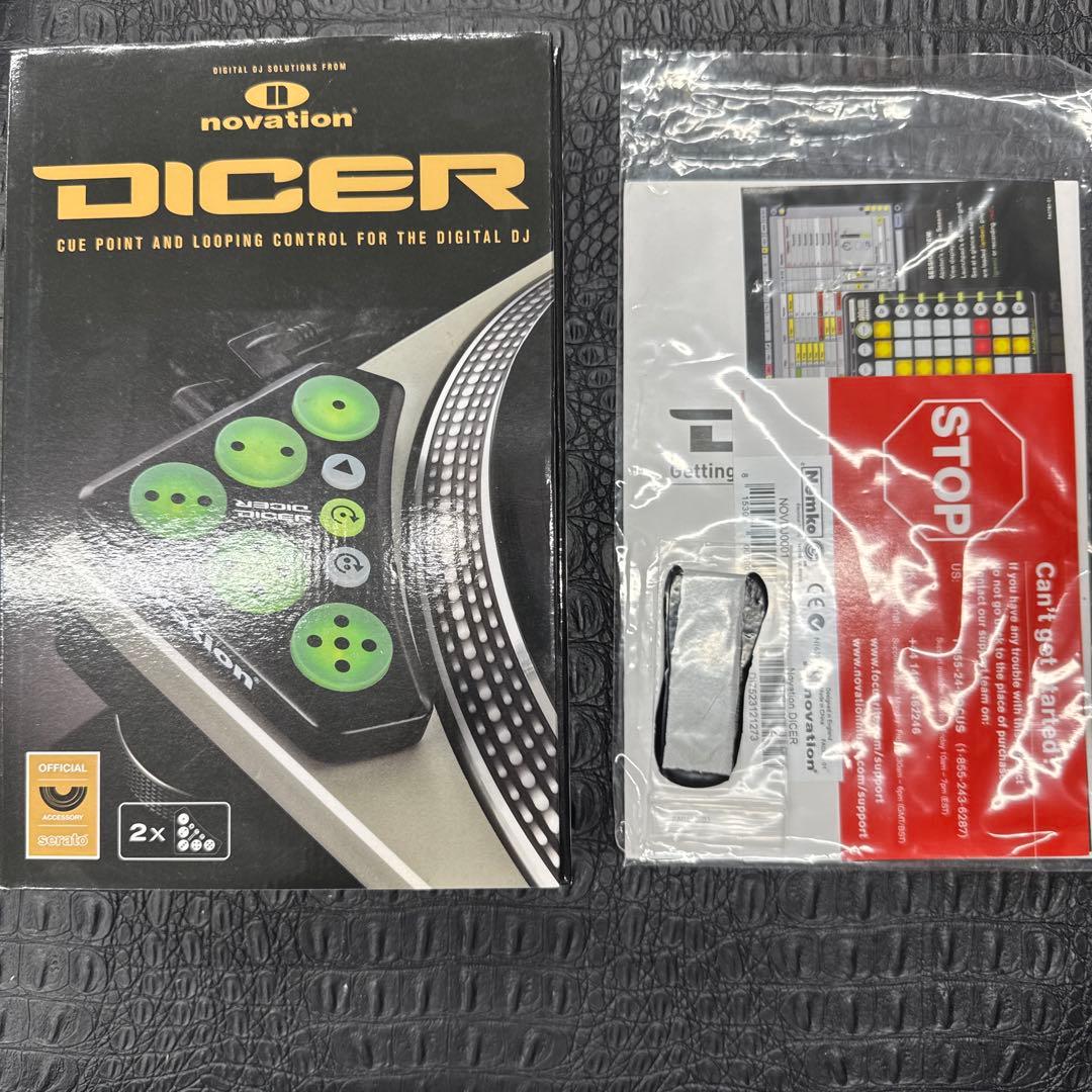 Novation DicerデジタルDJ キューポイントとルーピングコントロール