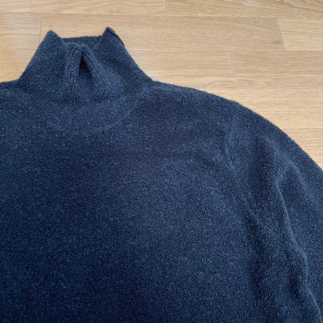 新品【BRIEFING】ブークレタートルネックニット ブラック