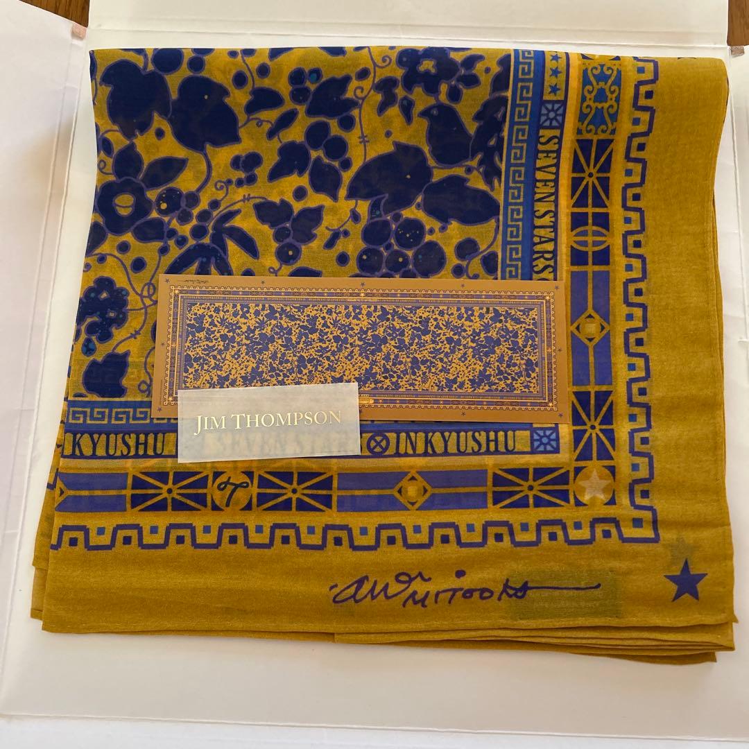 【新品】【レア】JIM THOMPSON スカーフ　ななつ星in九州グッズ