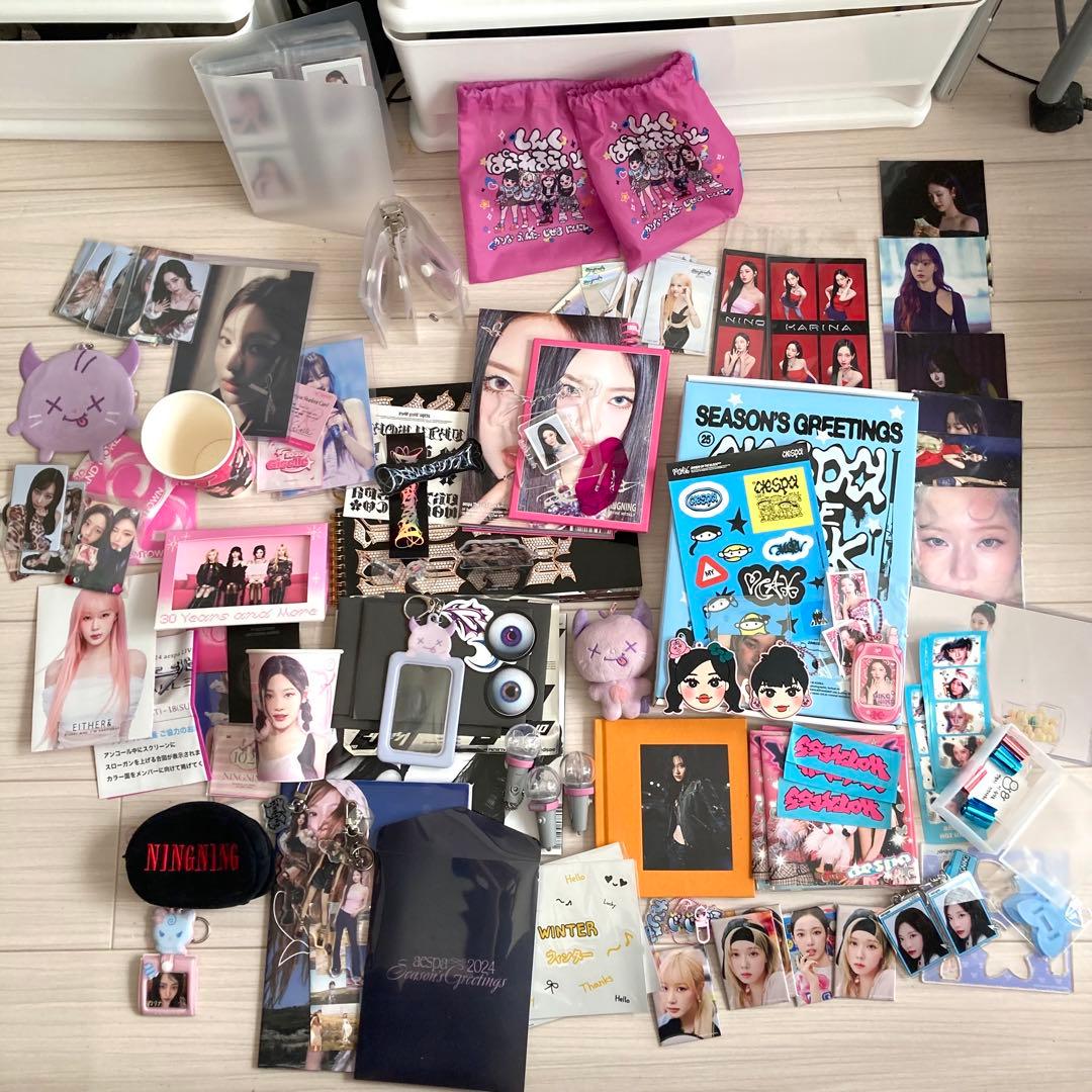✨aespaファンアイテムセット写真1&2　まとめ売り