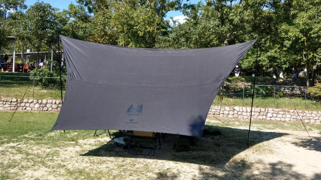 カナディアンEST×オガワ Field Tarp Hexa ST BLACK