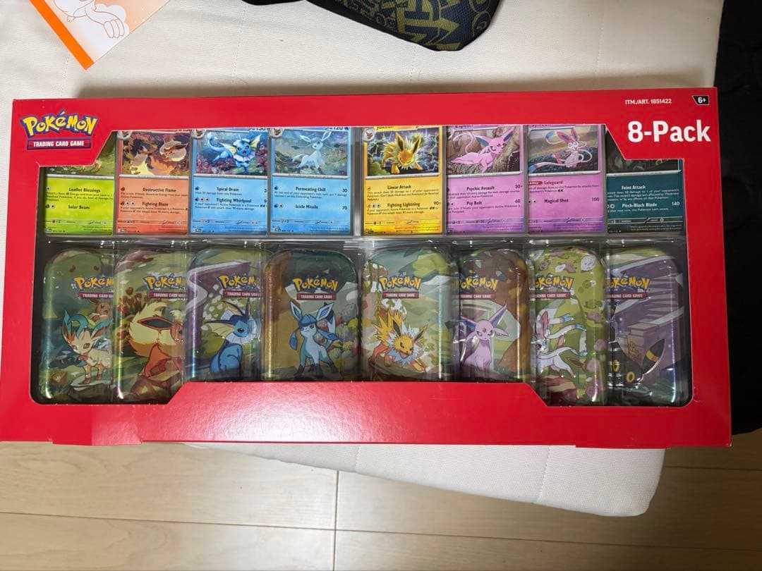 海外コストコ限定　ポケモンカード　tin・ミニ缶　　プリズマティック