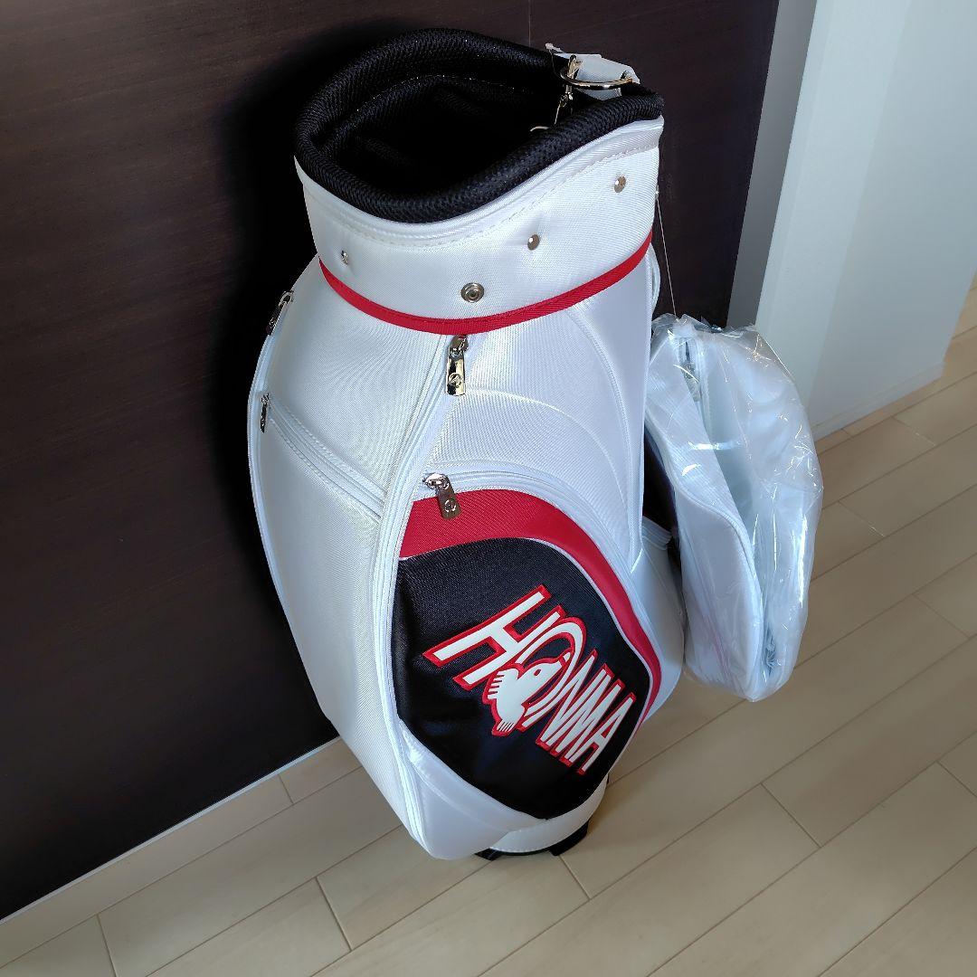 HONMA ゴルフバッグ・キャディバッグ ホワイト/ブラック/レッド