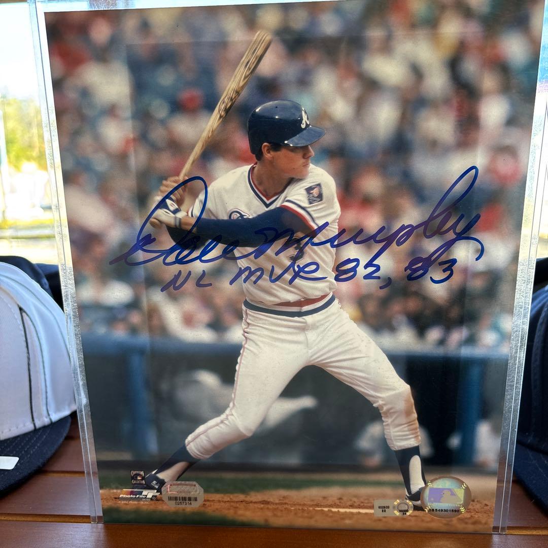 【4月 SALE】MLBデール・マーフィー 直筆サイン写真 MVP 82,83