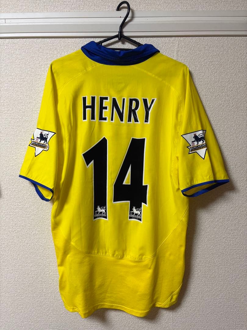 【正規品】 アンリ 03/04 無敗優勝シーズン アーセナル アウェイ Mサイズ