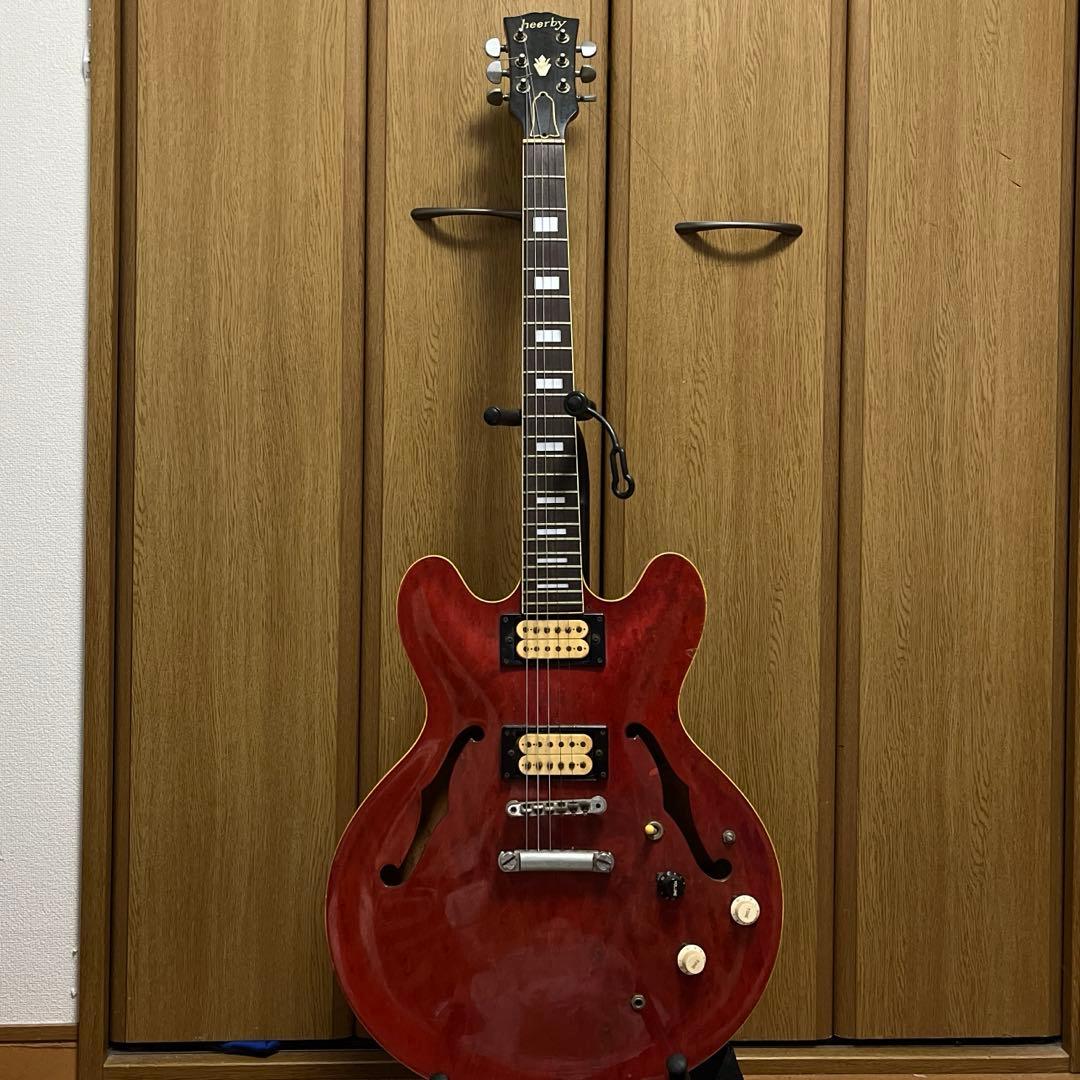 Heerby SA700 70s 春日楽器 セミアコ ジャンク扱い 音は出ます