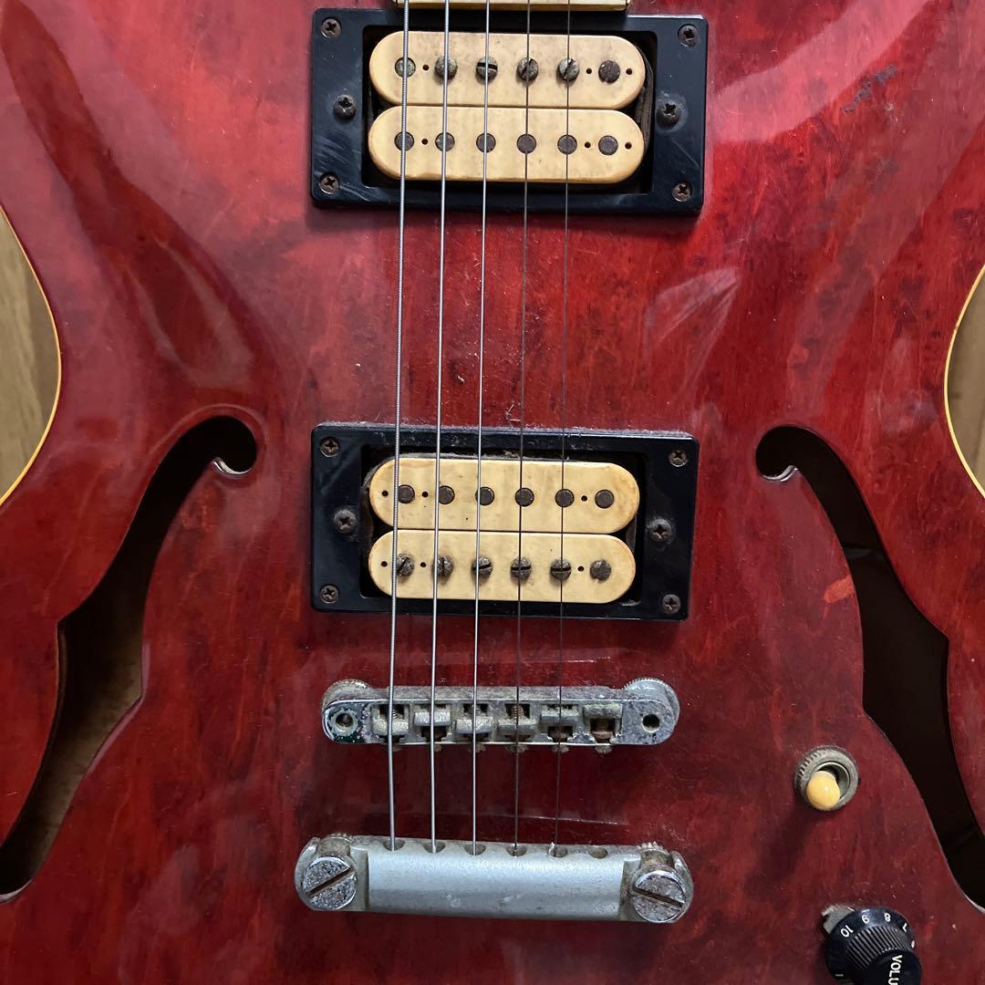 Heerby SA700 70s 春日楽器 セミアコ ジャンク扱い 音は出ます