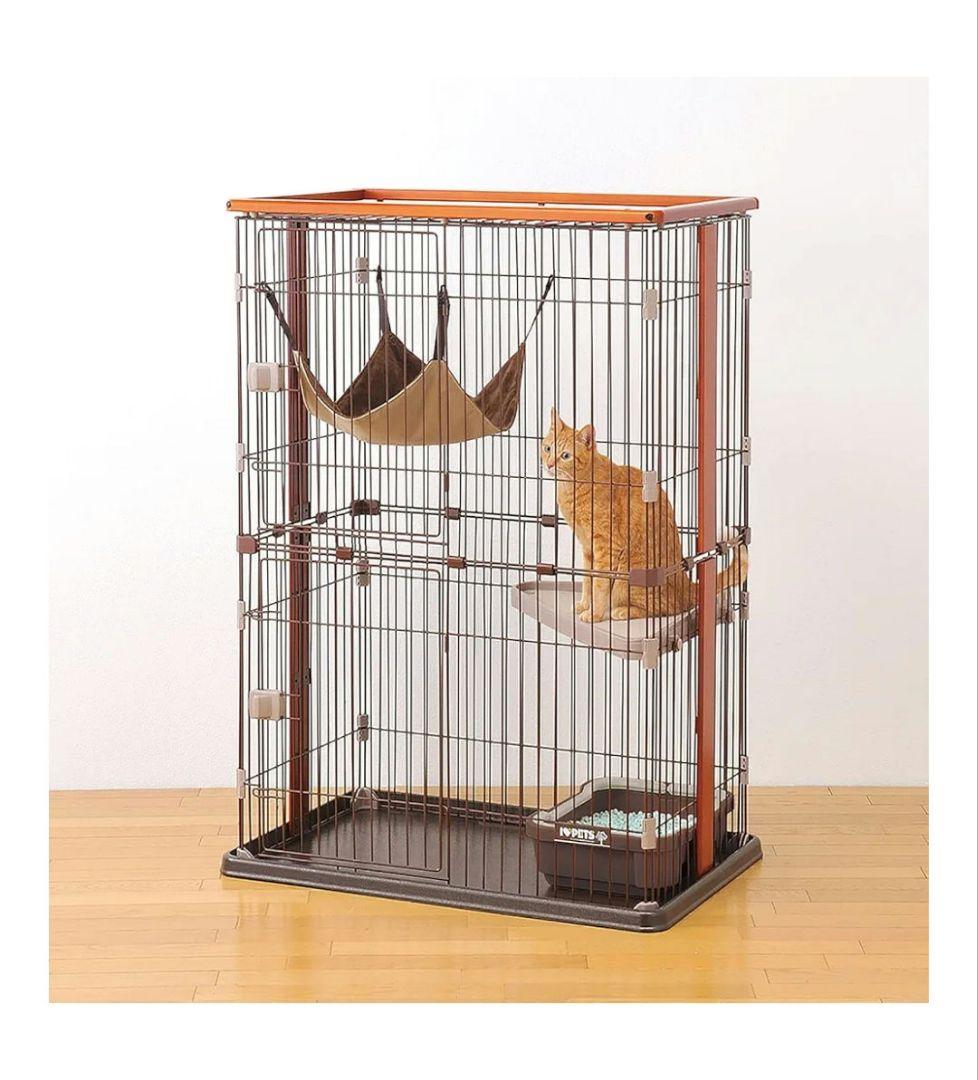 ★新品未開封 送料込★ボンビアルコンBonbi ウッドワンサークルキャット 2段