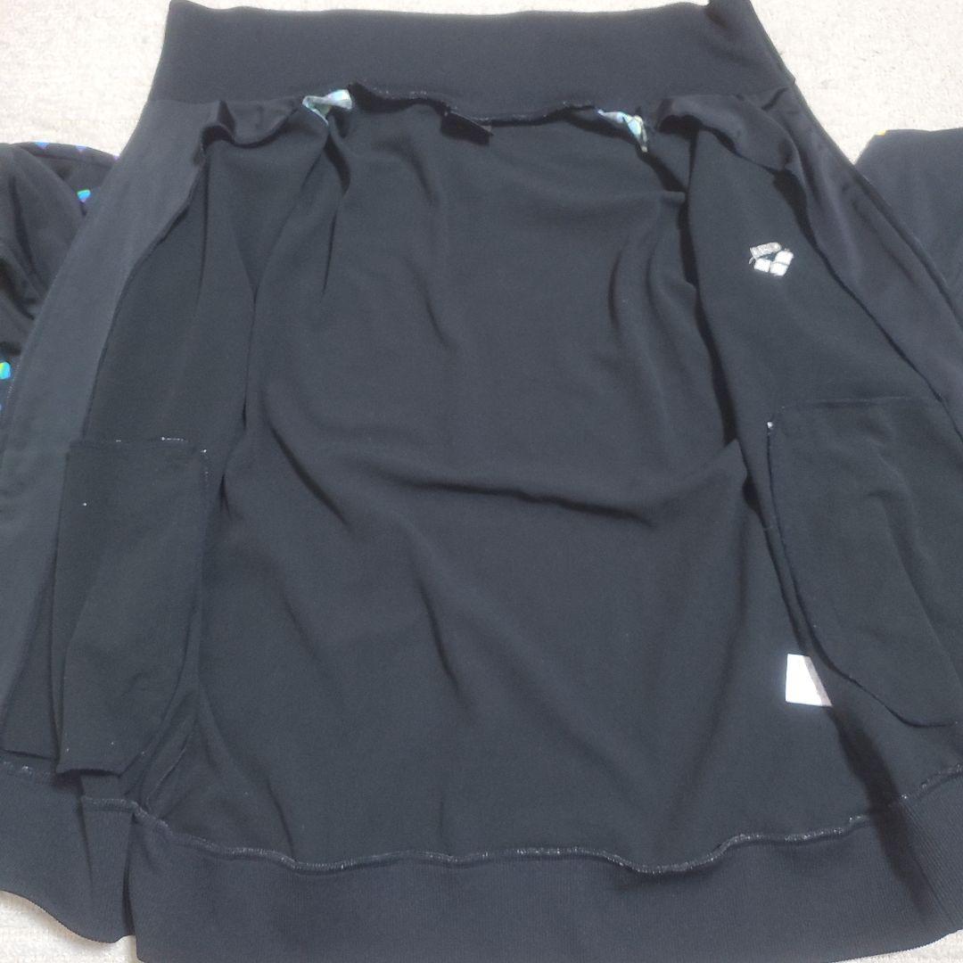 【美品】arena　トラックジャケット&パンツ　ブラック　日本製　L&XLサイズ