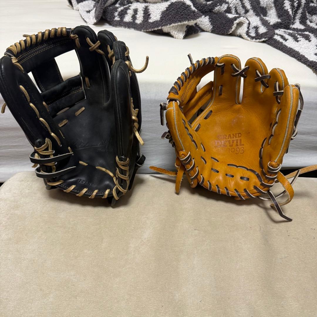 ウィルソン硬式グローブ内野手用86型＆ワールドペガサストレーニンググラブセット