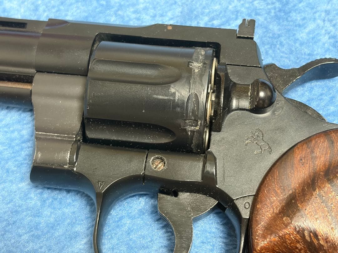 コクサイ コルトパイソン 4インチ ガスリボルバー ジャンク