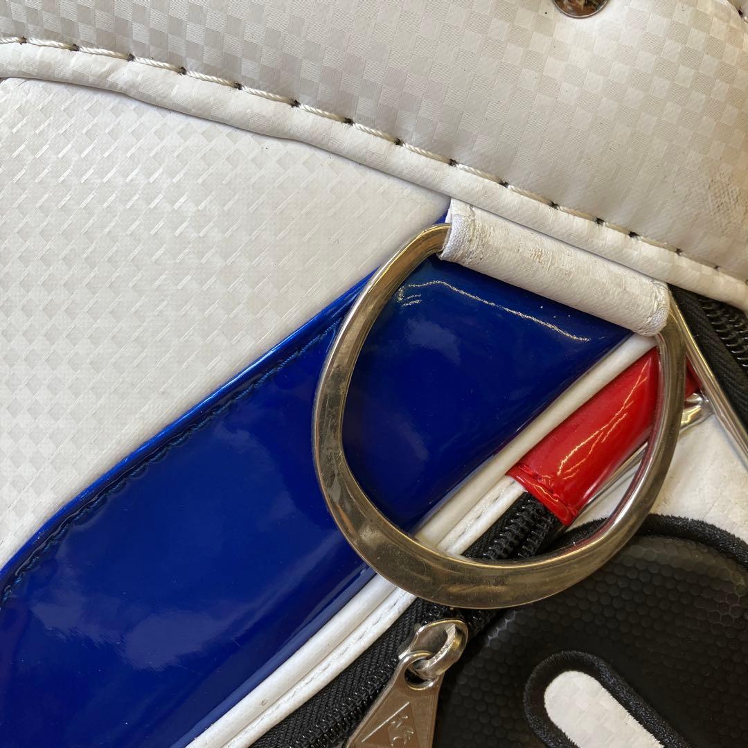 ルコック スポルティフ キャディバッグ ゴルフバッグ ビックロゴ トリコロール