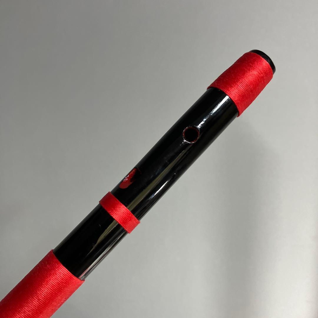 【入門】神楽笛リコーダー式（古典調篠笛、囃子笛）CMRX-111 総巻　咥え笛
