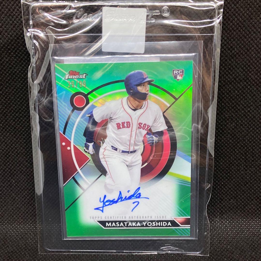 Topps chrome レッドソックス 吉田正尚 直筆サインカード 99枚限定
