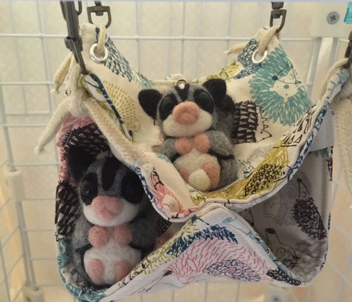 モモンガハウス(ハリネズミ柄Ver.3)   春秋(冬)仕様  厚め 1820円