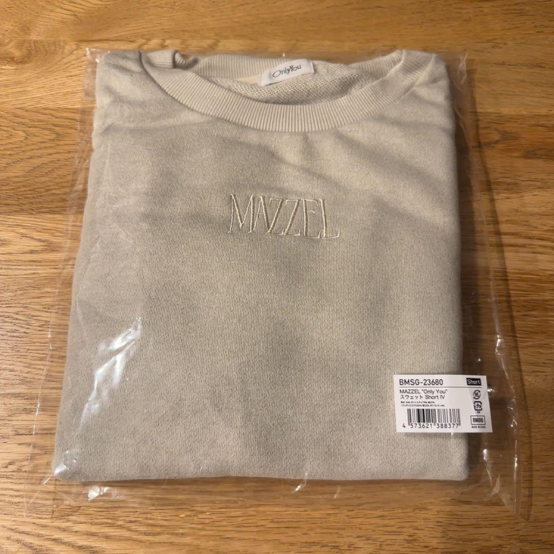 MAZZEL スウェット　ショート　アイボリー