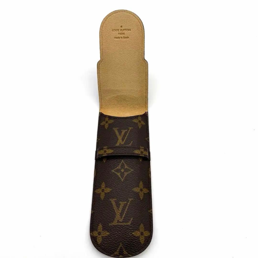 【美品】LOUIS VUITTON monogram pen case