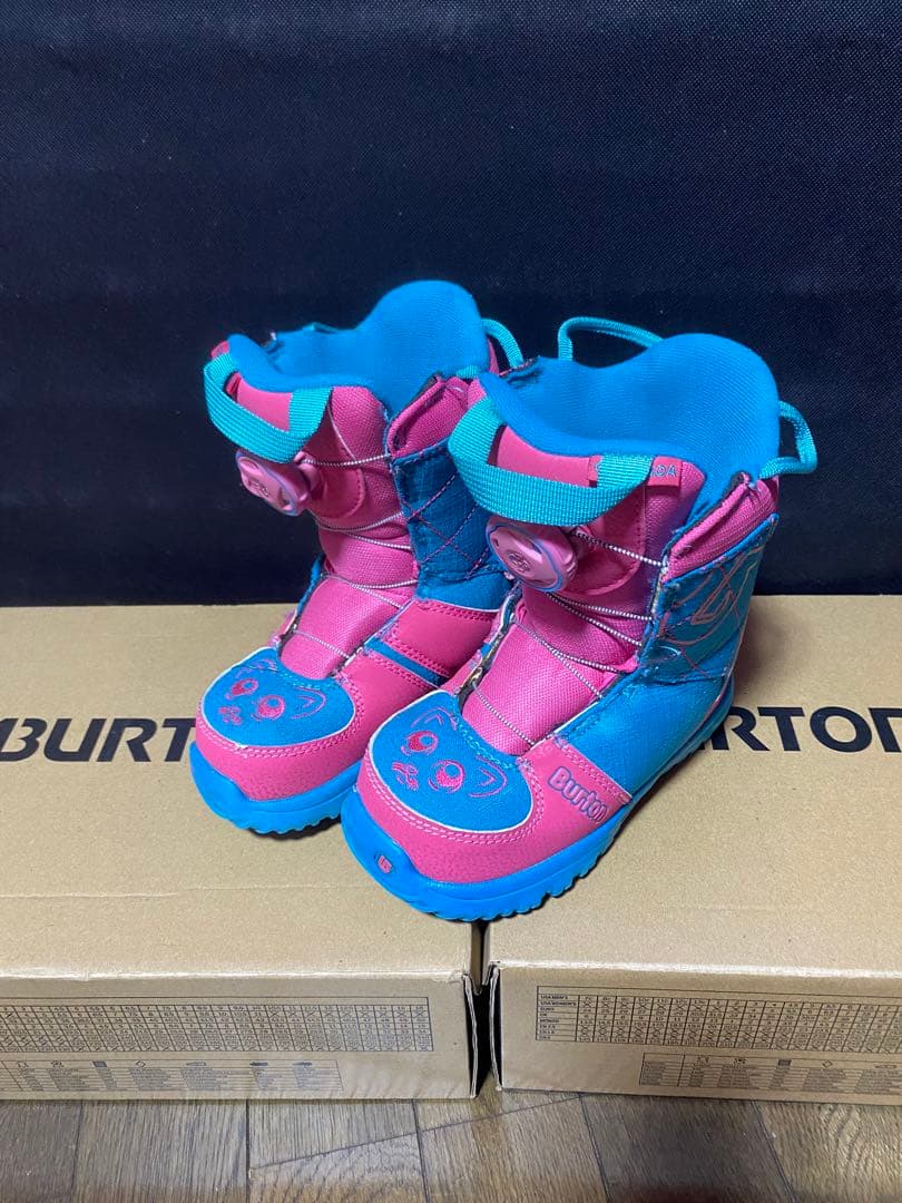 Burton 子ども用スノーボードブーツ YOUTH GROM BOA 17.5