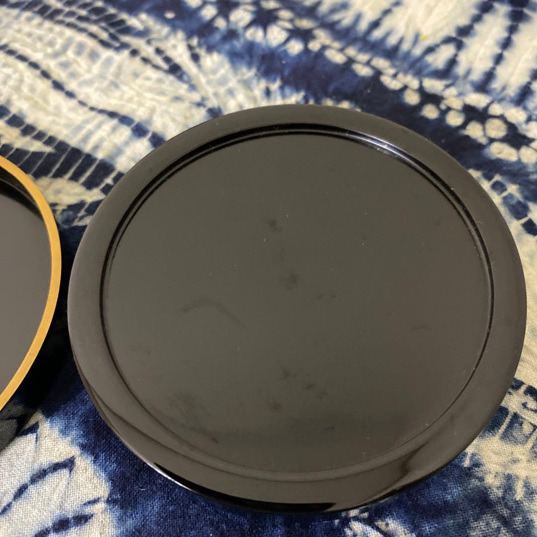 塗師　表正　青貝鶴蒔絵　香合　茶道具