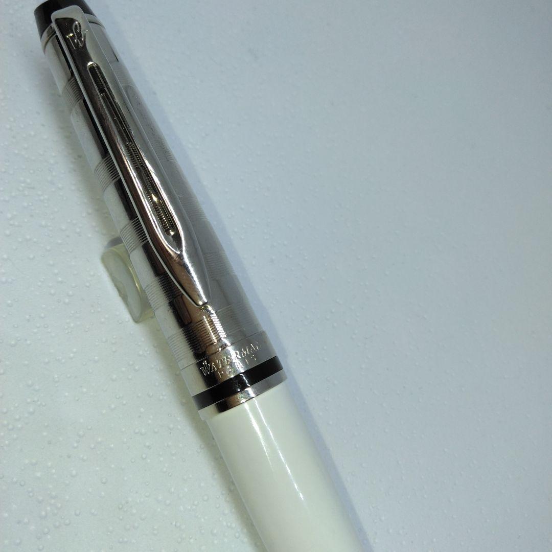 Waterman エキスパートDXホワイトCTBPボールペン