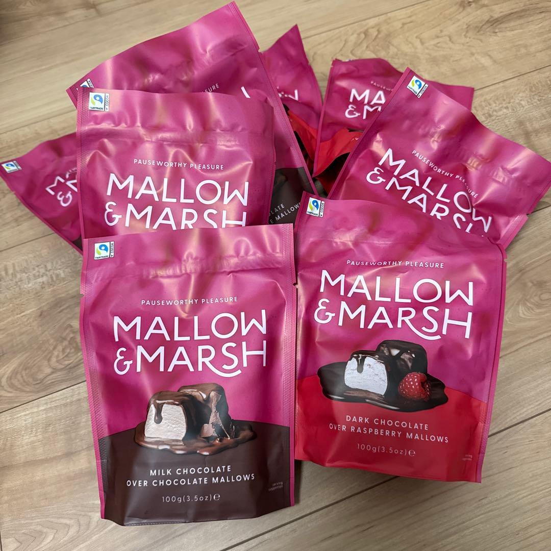 【8セット】MALLOW&MARSH マシュマロ 100g チョコ×ラズベリー