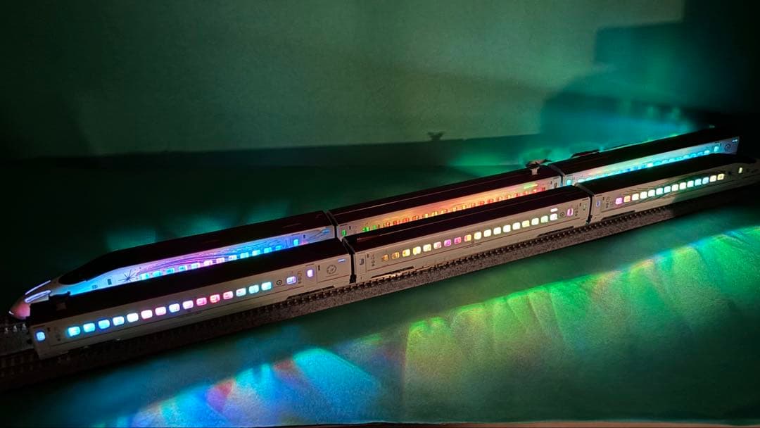 レインボー室内灯付 KATO 10-1729 九州新幹線 800系 流れ星新幹線