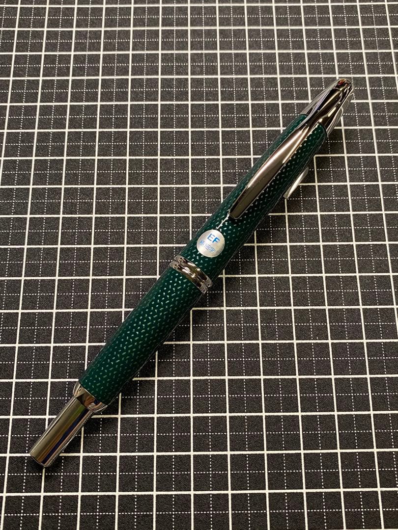 PILOT CAPLESS Kasuri 緑　万年筆　字幅 EF