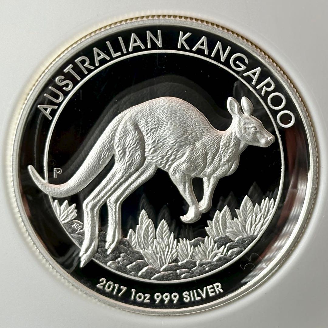 2017 オーストラリア カンガルー 1ドル 銀貨 NGC PF70 UC
