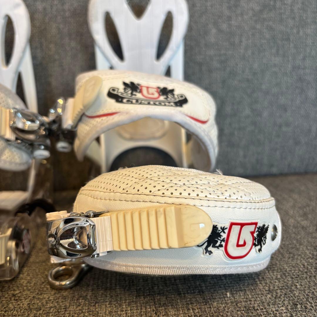 BURTON CUSTOM ビンディング Sサイズ バートン カスタム ホワイト