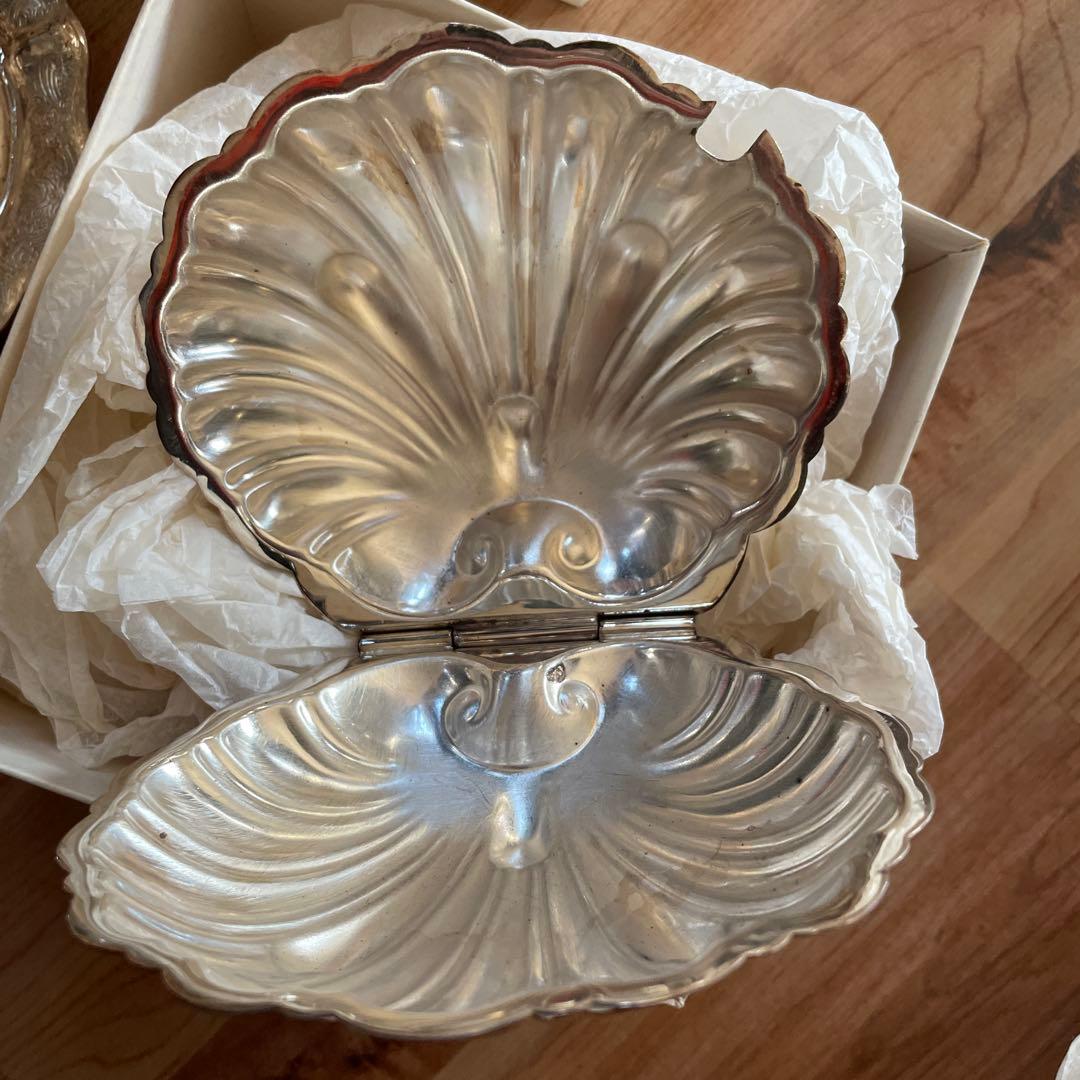 mappin&webb貝殻銀皿ほか計4点