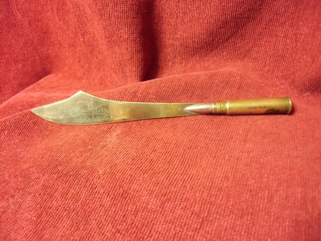 Ａオーストラリア軍＊１９４４年＊ニューギニア戦線レターオープナー（実物）