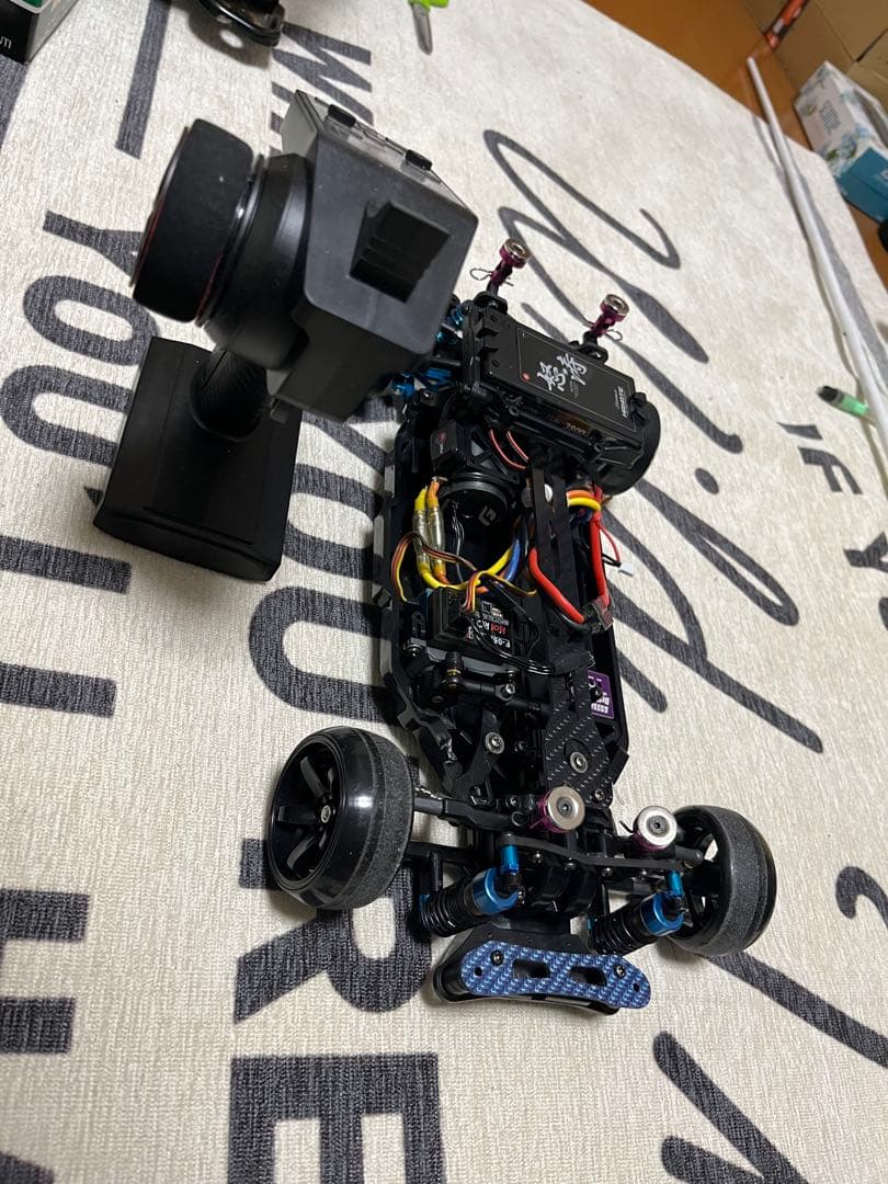 タミヤ tt02 2駆ドリ MRCコンバ搭載 ボディ無し フルセット